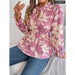 Floral Print Long Sleeve Casual Top For Women