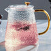 Flower Tea Glass Teapot With Infuser