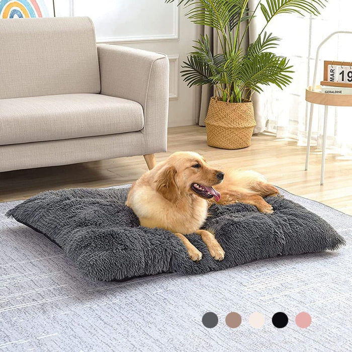 Fluffy Calming Waterproof Anti-slip Pet Mat For Large