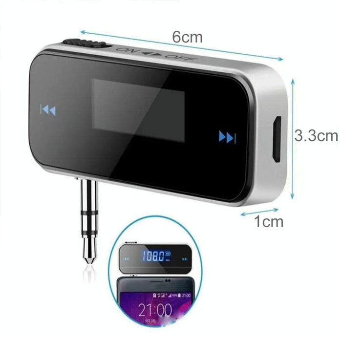 Fm-01 3.5mm Music Audio Fm Transmitter Mini Wireless Car