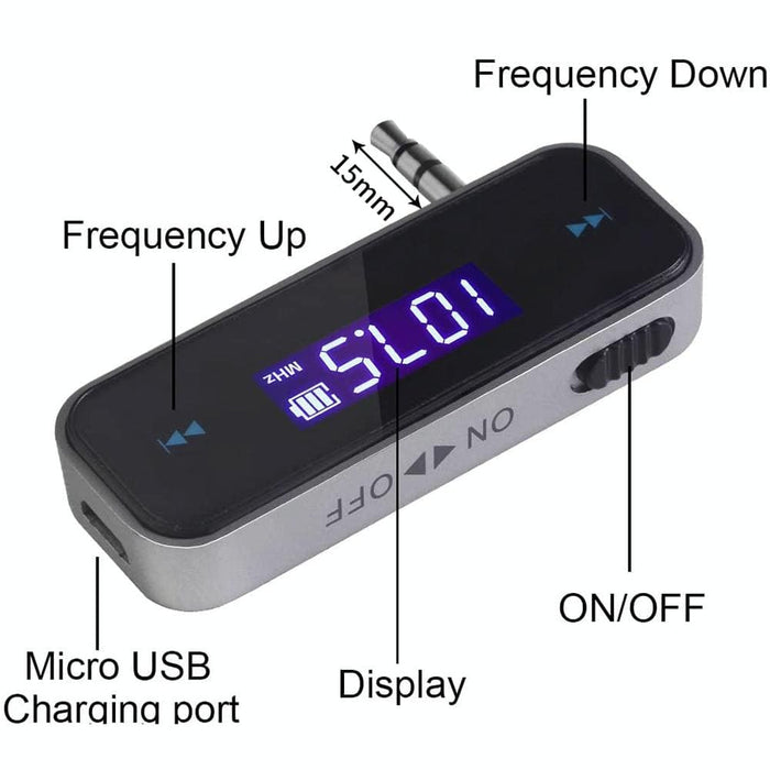 Fm-01 3.5mm Music Audio Fm Transmitter Mini Wireless Car