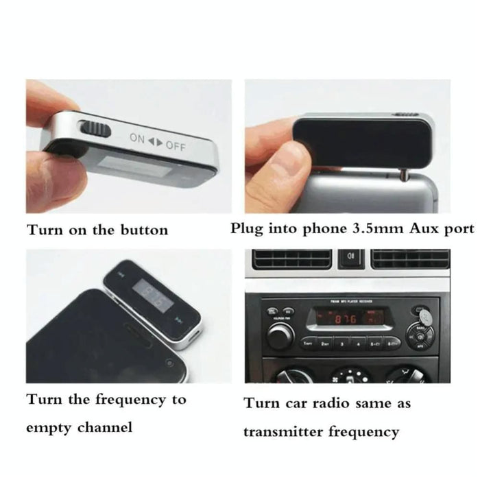 Fm-01 3.5mm Music Audio Fm Transmitter Mini Wireless Car