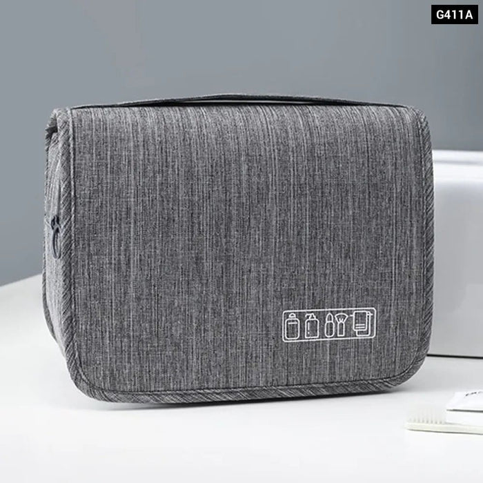 Foldable Bathroom Makeup Hanging Storage Bag For Travel