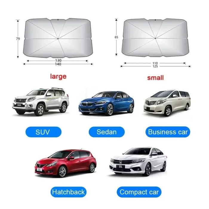 Foldable Car Sunshade For Summer Protection