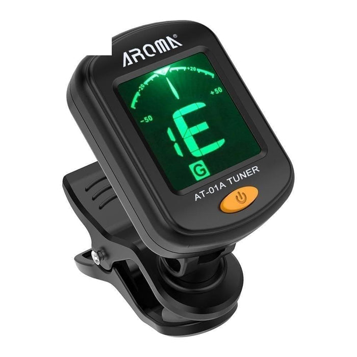 At-01a Foldable Clip-on Guitar Tuner Rotatable Universal