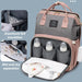 Foldable Diaper Bag With Changing Station And Usb Port