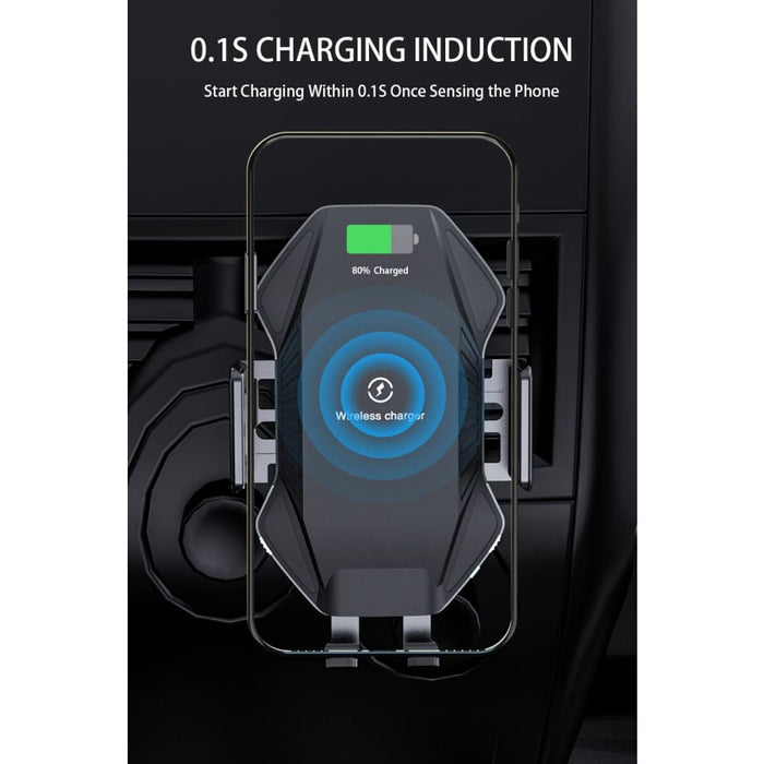 Foldable Flexible Qi Wireless Car Charger With Infrared