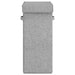 Foldable Laundry Hamper Grey 26x34.5x59.5 Cm Faux Linen