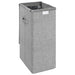 Foldable Laundry Hamper Grey 26x34.5x59.5 Cm Faux Linen