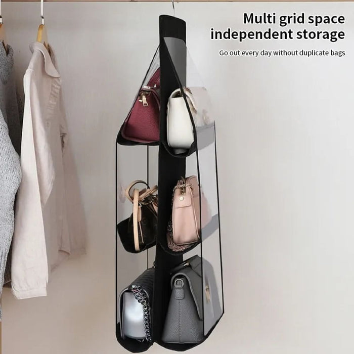 Foldable Oxford Cloth Handbag Hanging Organizer With 6