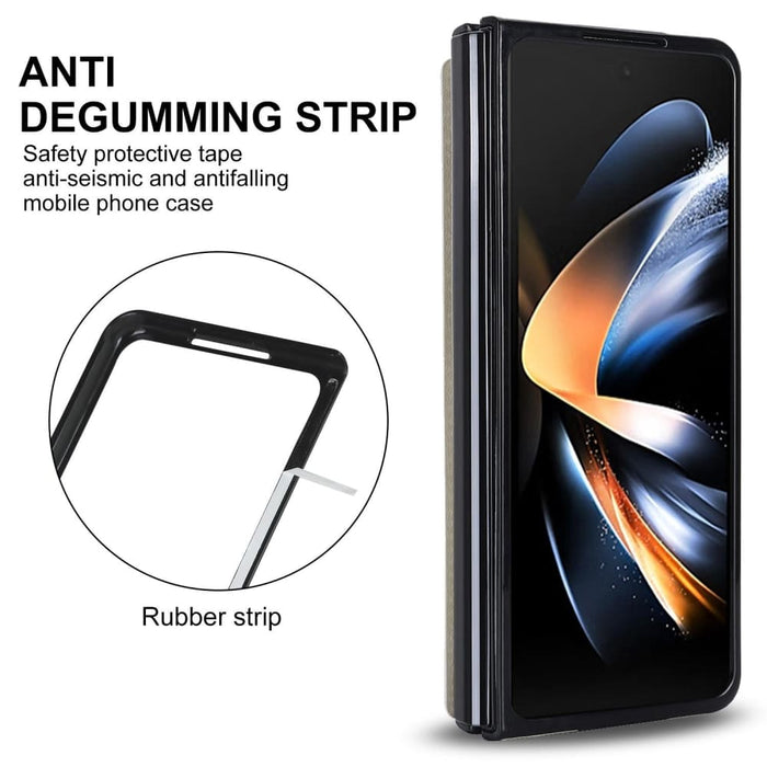 Foldable Pu Phone Case With Full Coverage And Double Buckle