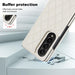 Foldable Pu Phone Case With Full Coverage And Double Buckle