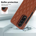 Foldable Pu Phone Case With Full Coverage And Double Buckle