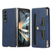 Foldable Shockproof Leather Phone Case Stylus For Samsung