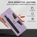 Foldable Shockproof Leather Phone Case Stylus For Samsung