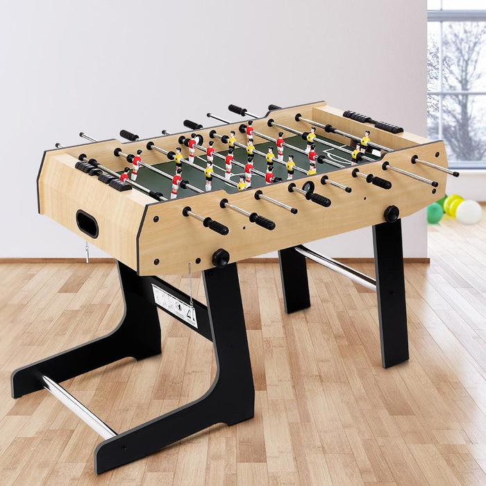 4ft Foldable Soccer Table Tables Balls Foosball Football