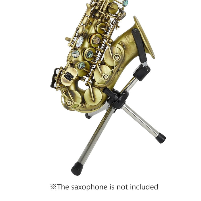 Foldable Soprano Saxophone Stand Portable Sax Metal Floor