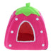 Foldable Strawberry Design Bite Resistant Soft Cozy