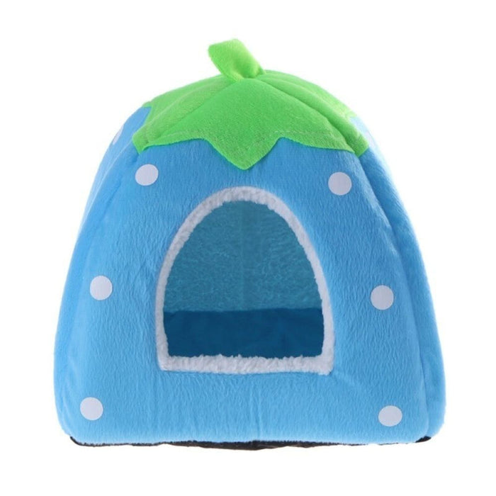 Foldable Strawberry Design Bite Resistant Soft Cozy