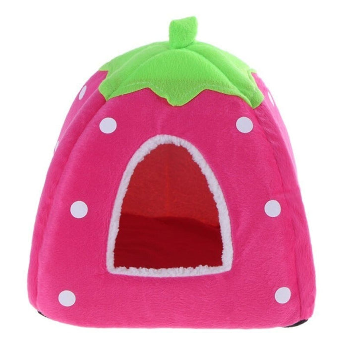 Foldable Strawberry Design Bite Resistant Soft Cozy