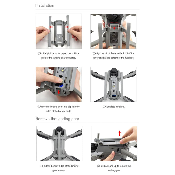 Folding Anti Fall Dirt Heightened Landing Gear Training