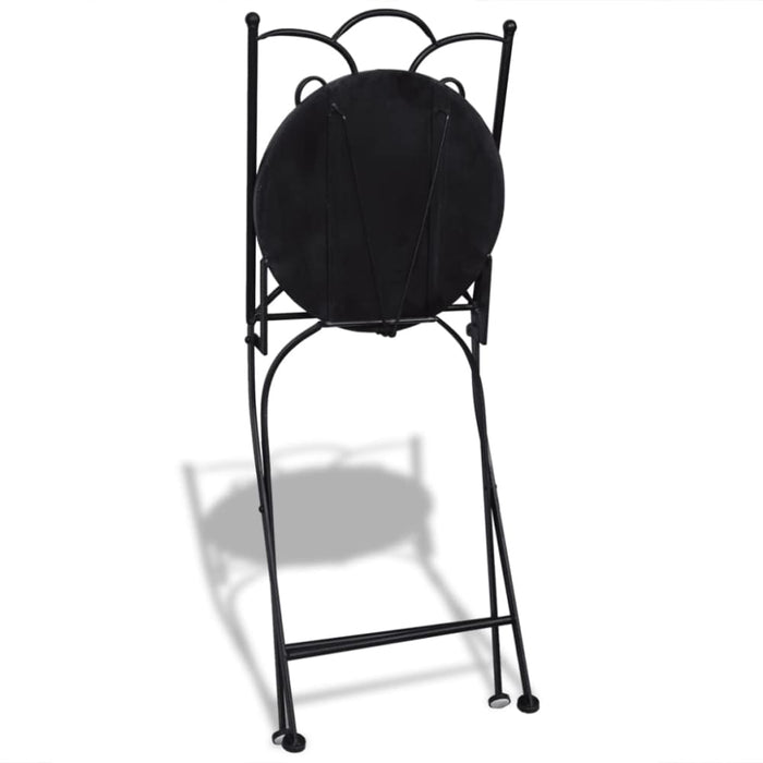 Folding Bistro Chairs 2 Pcs Ceramic Terracotta Aopxk