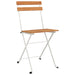 Folding Bistro Chairs 4 Pcs Solid Wood Acacia And Steel