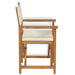 Folding Director’s Chairs 2 Pcs Solid Teak Wood Tbpipxn