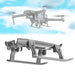 Folding Extended Landing Gear Training Rack For Dji Mavic 2