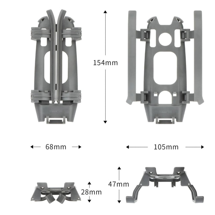 Folding Extended Landing Gear Training Rack For Dji Mavic 2