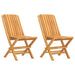 Folding Garden Chairs 2 Pcs 47x47x89 Cm Solid Wood Teak