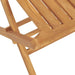 Folding Garden Chairs 2 Pcs 47x47x89 Cm Solid Wood Teak