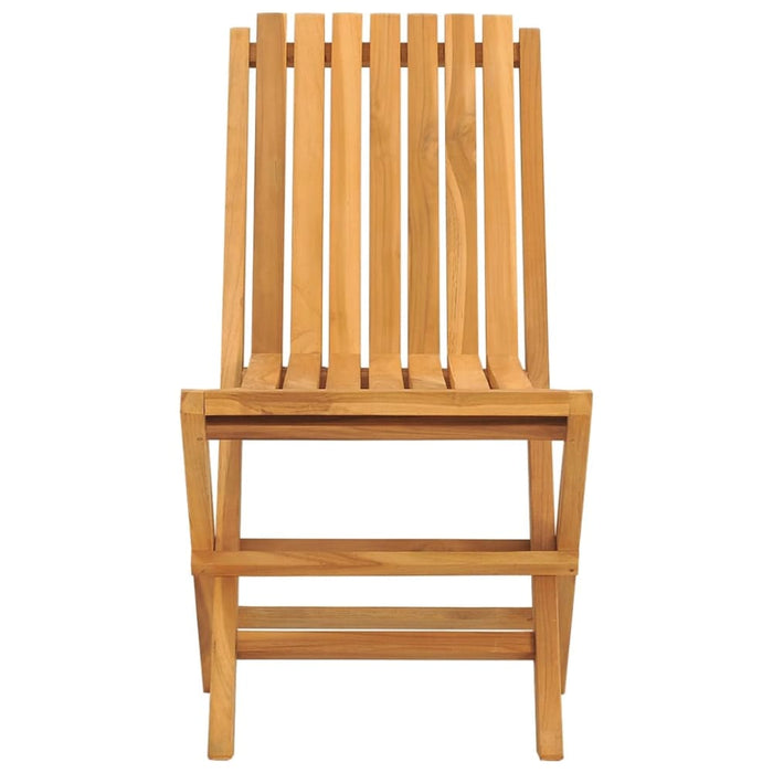 Folding Garden Chairs 2 Pcs 47x47x89 Cm Solid Wood Teak