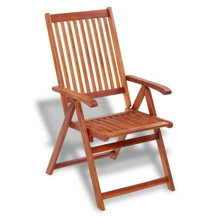 Folding Garden Chairs 2 Pcs Solid Acacia Wood Brown Aonxb