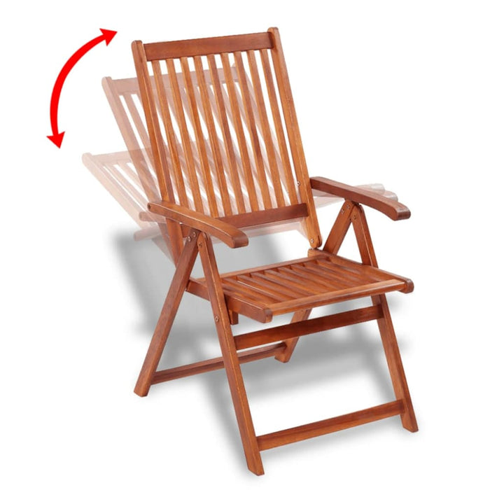 Folding Garden Chairs 2 Pcs Solid Acacia Wood Brown Aonxb