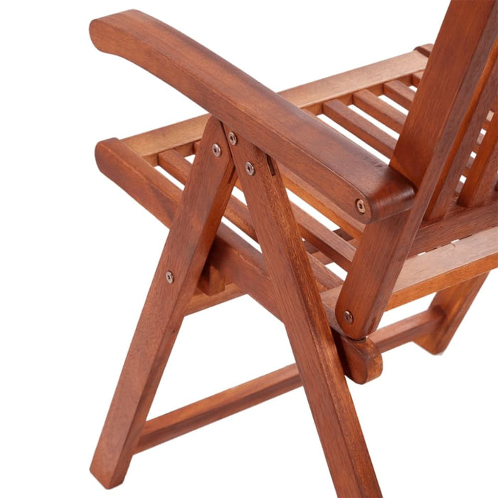 Folding Garden Chairs 2 Pcs Solid Acacia Wood Brown Aonxb