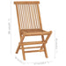 Folding Garden Chairs 2 Pcs Solid Teak Wood Aokkt