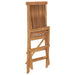 Folding Garden Chairs 2 Pcs Solid Teak Wood Aokkt