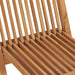 Folding Garden Chairs 2 Pcs Solid Teak Wood Aokkt