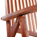 Folding Garden Chairs 3 Pcs Solid Acacia Wood Tobxkt