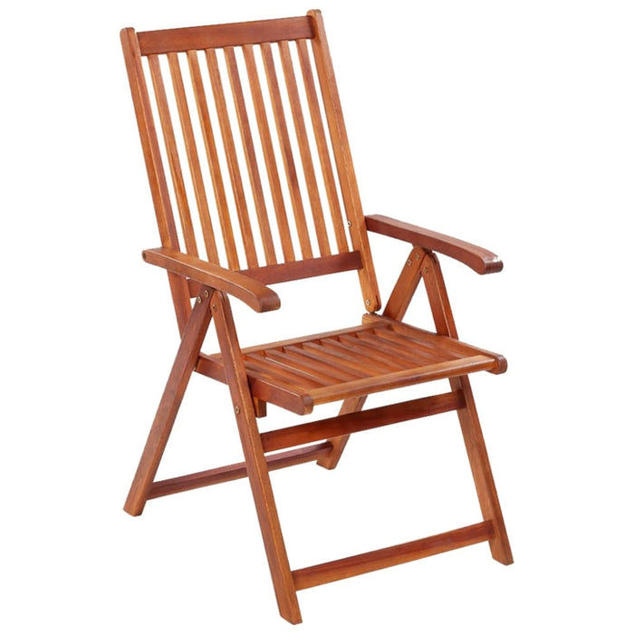 Folding Garden Chairs 3 Pcs Solid Acacia Wood Tobxkt