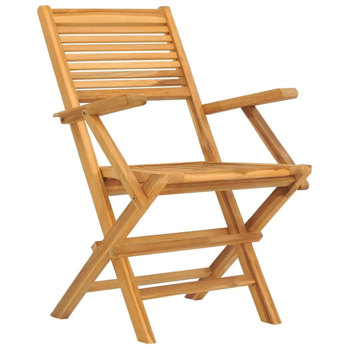 Folding Garden Chairs 4 Pcs 55x62x90 Cm Solid Wood Teak