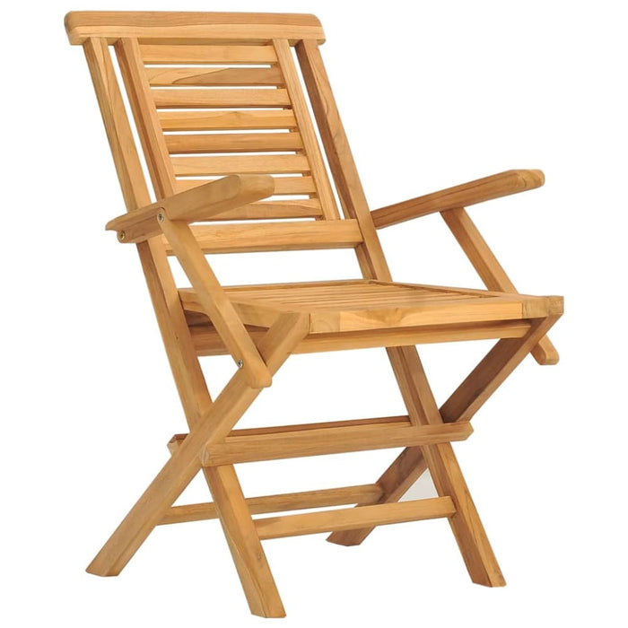 Folding Garden Chairs 4 Pcs 56x63x90 Cm Solid Wood Teak