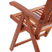 Folding Garden Chairs 4 Pcs Solid Acacia Wood Tblppop