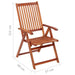 Folding Garden Chairs 6 Pcs Solid Wood Acacia Tblppol