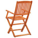 Folding Garden Chairs 8 Pcs Solid Eucalyptus Wood Tbnioan