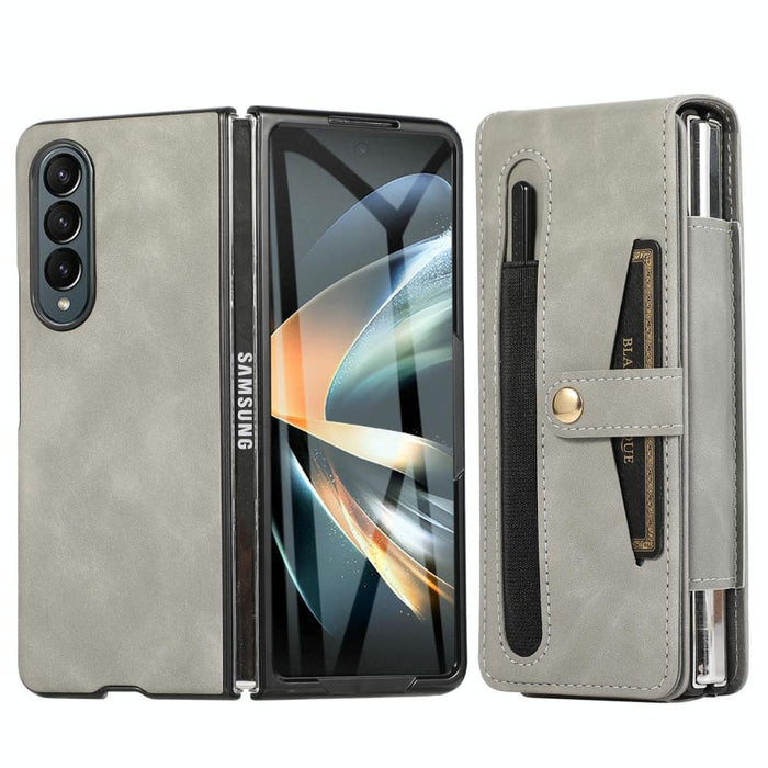 Folding Leather Phone Case For Samsung Galaxy z Fold 4