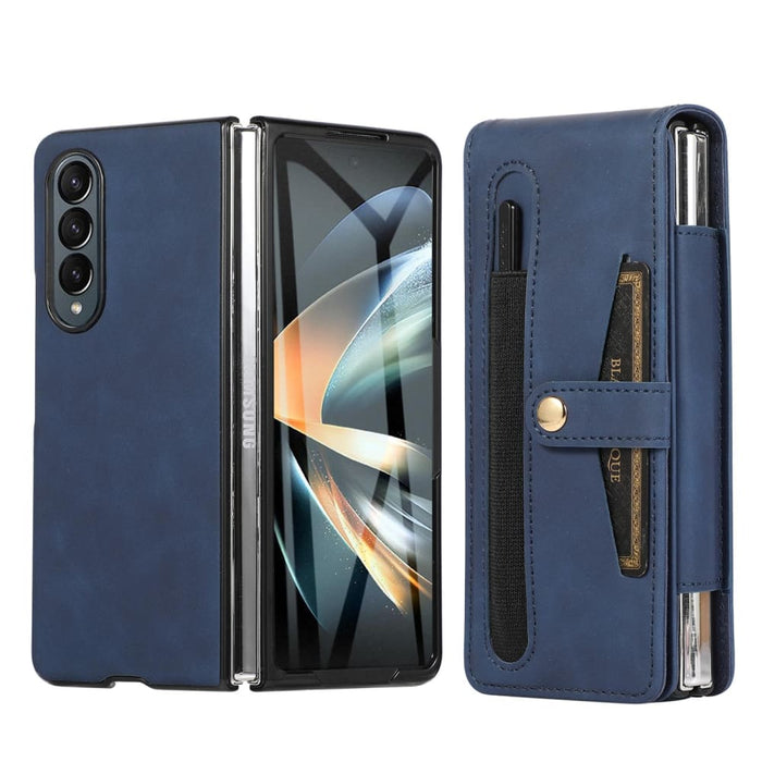 Folding Leather Phone Case For Samsung Galaxy z Fold 4