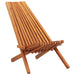 Folding Outdoor Lounge Chairs 2 Pcs Solid Acacia Wood Apkip