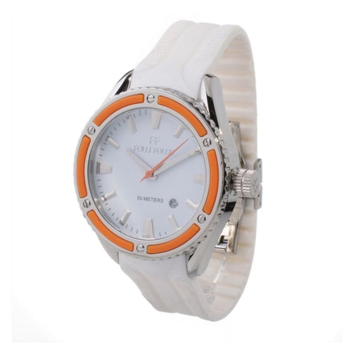 Folli Follie Wf0t027zdo Ladies Quartz Watch White 45mm